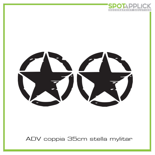 Stickers Stella Militare