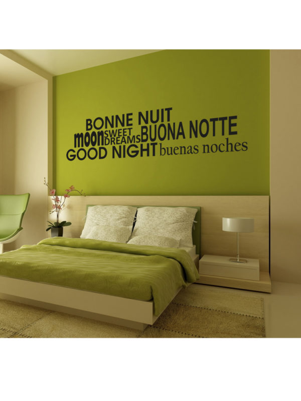 Sticker Adesivo Buona Notte 001