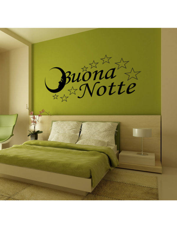 Sticker Adesivo Buona Notte 003