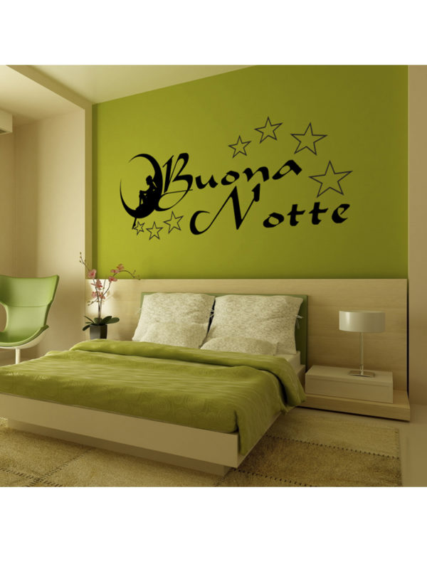 Sticker Adesivo Buona Notte 004