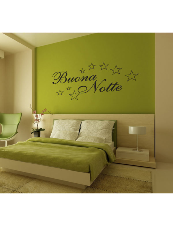 Sticker Adesivo Buona Notte 002