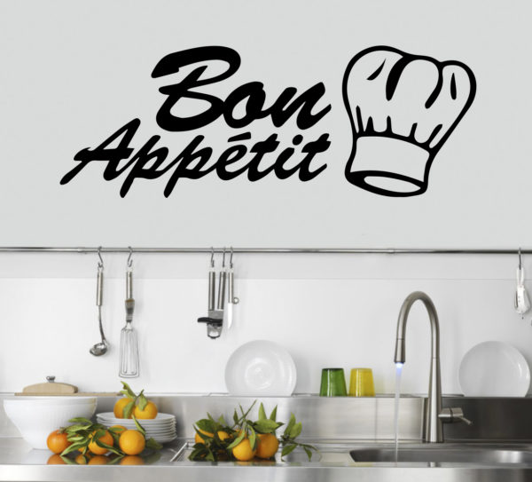 Sticker Adesivo Bon Appetit 002