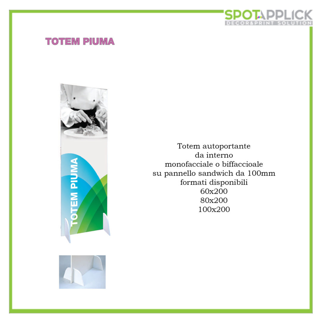 Totem Autoportante SpotApplick Prodotti