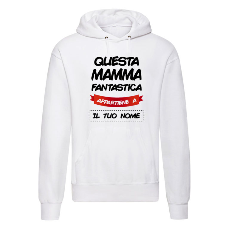 Felpa Cappuccio Personalizzata
