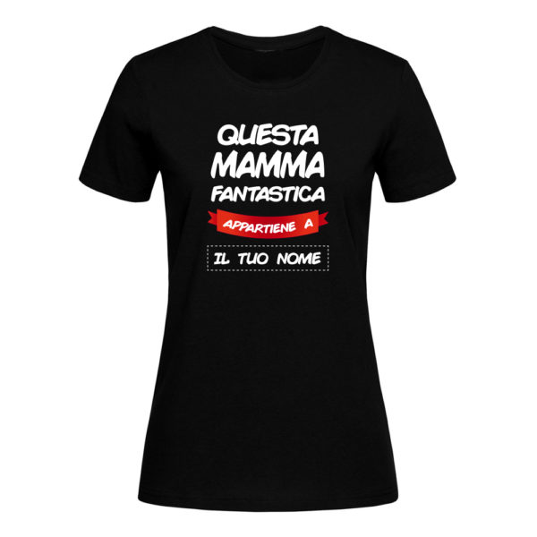 T Shirt Personalizzata Nera